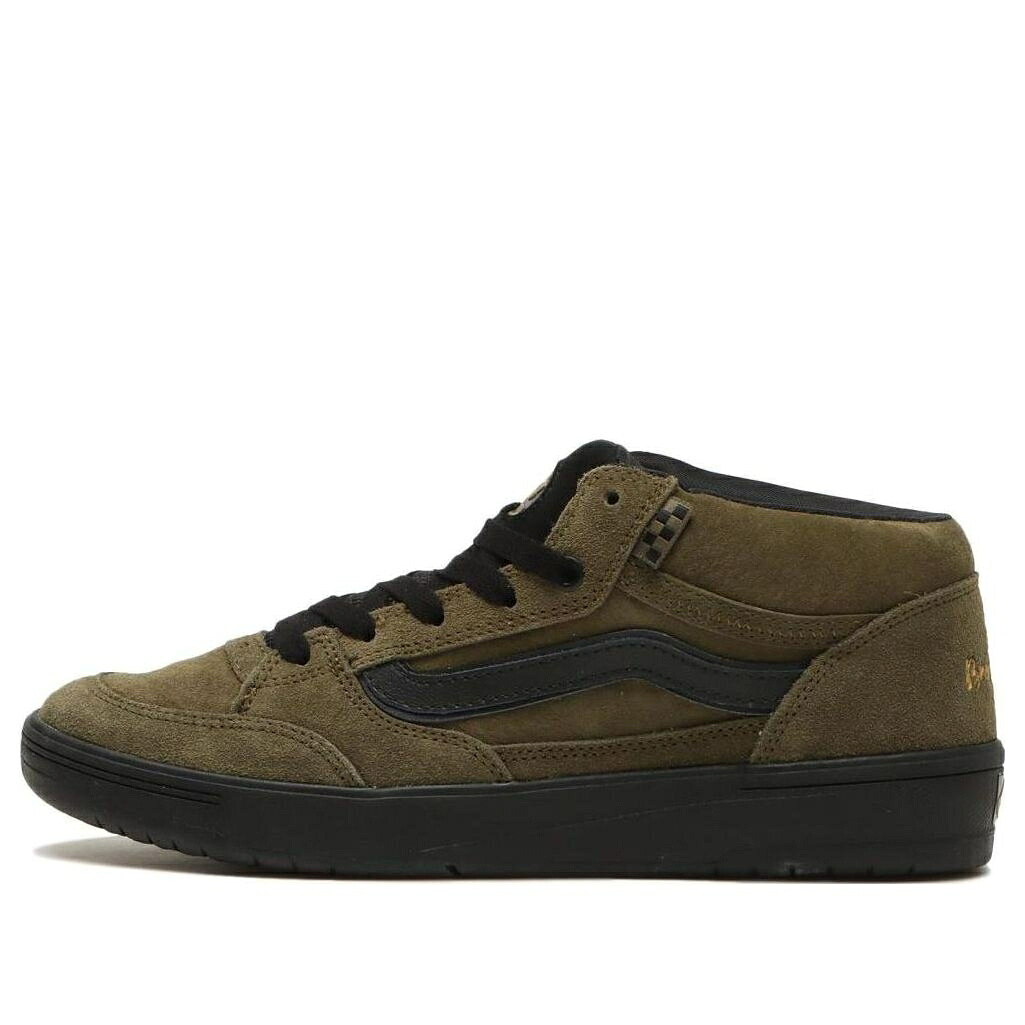 ヴァンズ バンズ ミッド オリーブ \u0027AUTUMN\u0027 スニーカー メンズ VANS ZAHBA MID X BEATRICE DOMOND VN000CBSDOL / DARK OLIVE