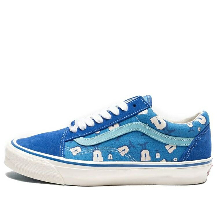 ヴァンズ バンズ アンディフィーテッド 青色 ブルー オールドスクール 'UMAN LOLITE' スニーカー メンズ VANS X UNDEFEATED OG OLD SKOOL LX 'U-MAN BISTRO - BLUE VN0A4P3X7AG /