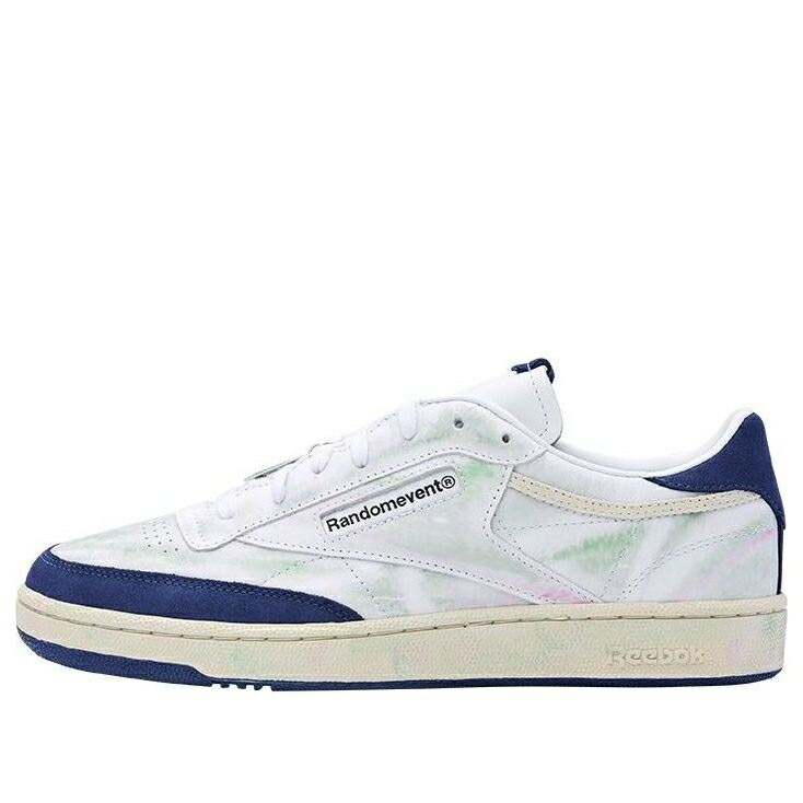 リーボック クラブ ビンテージ ヴィンテージ 白色 ホワイト 紺色 ネイビー WHITE NAVY スニーカー メンズ REEBOK X RANDOMEVENT CLUB C 85 VINTAGE 100210109 / WHITE NAVY