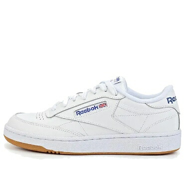 リーボック 野球クラブ 白いこと 白いこと \u0027WHITE GUM\u0027 スニーカー メンズ REEBOK CLUB C 85 ROYAL 100000158 / WHITE ROYAL GUM