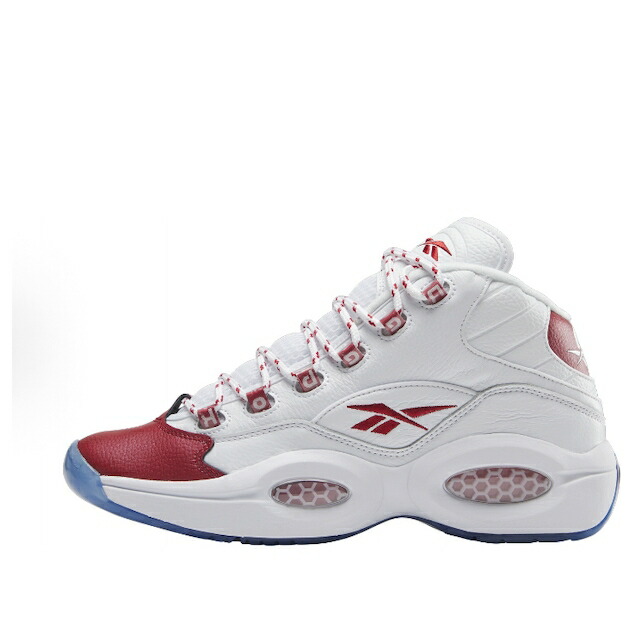 リーボック クエスチョン ミッド 白色 ホワイト 赤 レッド クエスチョンミッド RED TOE スニーカー メンズ REEBOK QUESTION MID (2024) IF3076 / FOOTWEAR WHITE VECTOR RED