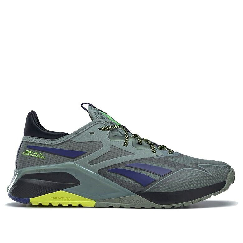リーボック ナノ 緑 グリーン 黒色 ブラック 'HARMONY YELLOW' スニーカー メンズ REEBOK NANO X2 TR ADVENTURE GREEN SOLAR ACID HP9227 / HARMONY GREEN BLACK SOLAR ACID｜スニケス