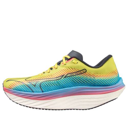 ミズノ 縮くれる ウェイブ 労働者階級 \u0027NEON BLUE\u0027 スニーカー メンズ MIZUNO WAVE REBELLION PRO OMBRE J1GC231751 / MULTI COLOR