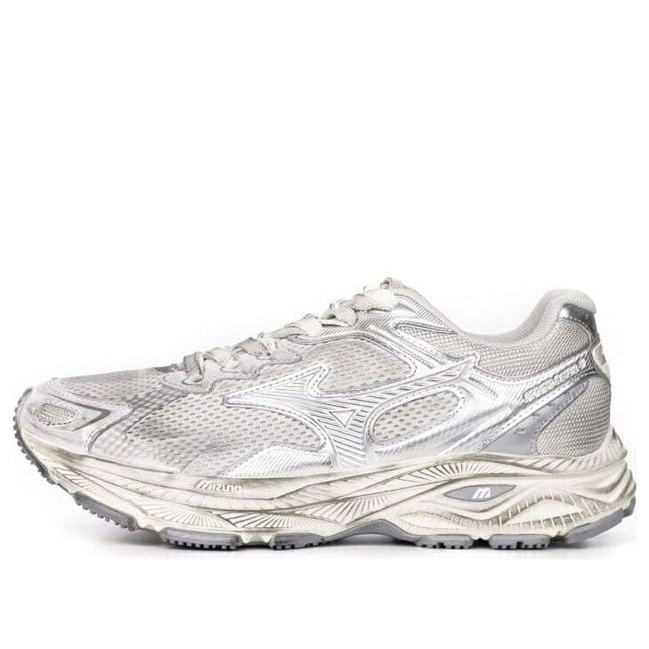 ミズノ 白いこと 白いこと しろがね色 しろがね色 \u0027WHITE SILVER\u0027 スニーカー メンズ MIZUNO RACER S METALLIC D1GH223518 / WHITE METALLIC SILVER