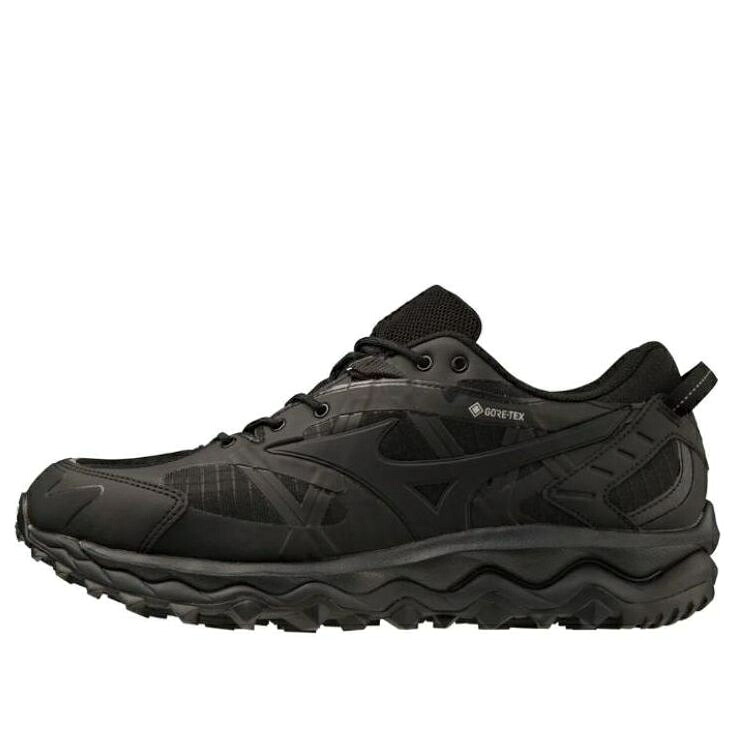 ミズノ 縮くれる ウェイブ 黒いこと 黒いこと \u0027BLACK\u0027 スニーカー メンズ MIZUNO SPORTS STYLE WAVE MUJIN GTX D1GA237301 / BLACK 靴-スニーカー