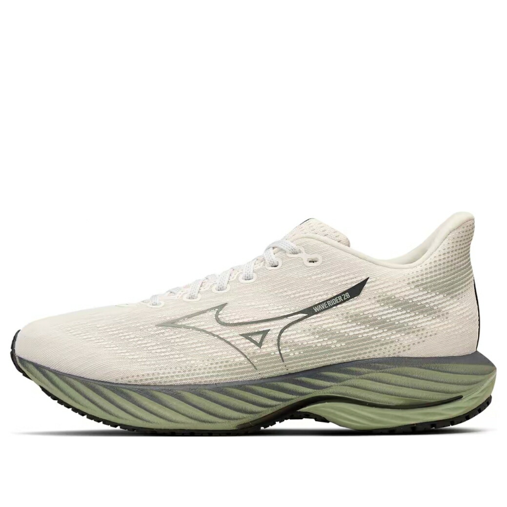 ミズノ ウェーブ ウェイブ クリーム 緑 グリーン CREAM GREEN スニーカー メンズ MIZUNO WAVE RIDER 28 MATCHA J1GC240560 / CREAM MATCHA GREEN