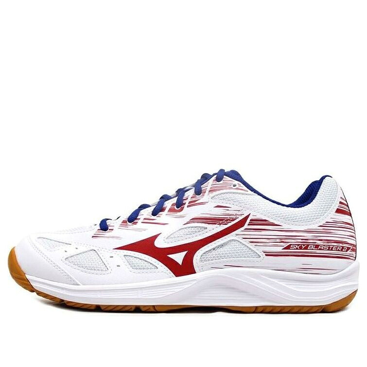 ミズノ スカイ 赤 レッド 白色 ホワイト 青色 ブルー 'WHITE BLUE' スニーカー メンズ MIZUNO SKY BLASTER II RED 71GA204503 / WHITE RED BLUE