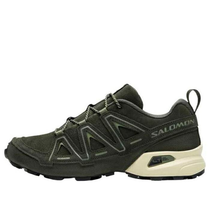 サロモン 緑 グリーン クリーム 白色 ホワイト DARK GREEN スニーカー メンズ SALOMON SPEEDCROSS 3 EXPANSE LTR 477267 / DARK GREEN CREAM WHITE
