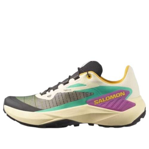 サロモン 黄色 イエロー 黒色 ブラック 'TRANSPARENT YELLOW' スニーカー レディース SALOMON (WMNS) GENESIS 478624 / TRANSPARENT YELLOW BLACK