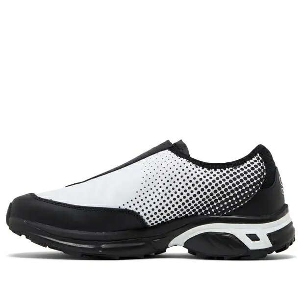 サロモン 黒色 ブラック 白色 ホワイト WHITE BLACK スニーカー メンズ SALOMON X COMME DES GARONS HOMME PLUS SR901E 470829 / BLACK WHITE