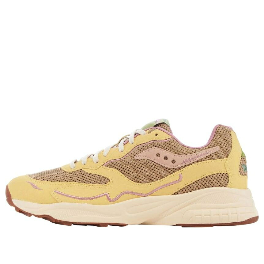 サッカニー ハリケイン 黄味がかった 黄色 \u0027MUSHROOM\u0027 スニーカー メンズ SAUCONY 3D GRID HURRICANE S70747-1 / TAN YELLOW