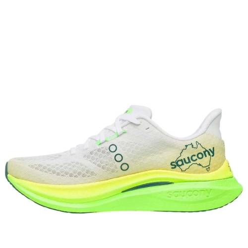 サッカニー スピード 白色 ホワイト 緑 グリーン 'WHITE GREEN' スニーカー メンズ SAUCONY SYDNEY ENDORPHIN SPEED 5 S31007-400 / WHITE GREEN｜スニケス