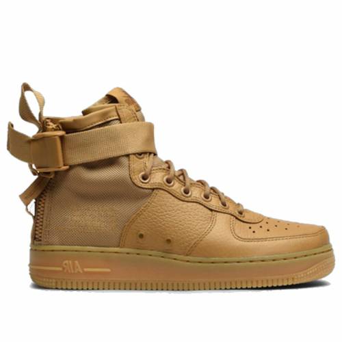 ナイキ レディース エアー ミッド ゴールド エアフォース Elemental Gold スニーカー Air Nike Womens Wmns Sf 1 Mid Sneakers Shoes Elemental Gold Silk Music Com