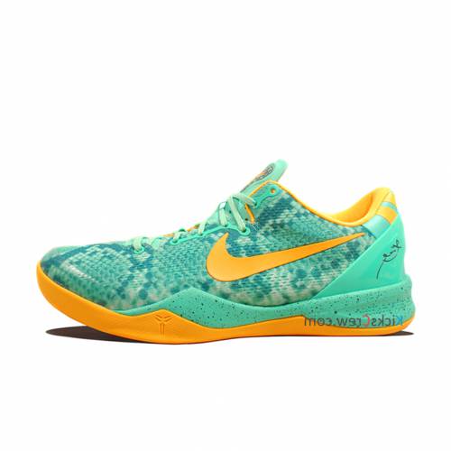 ナイキ コービー システム バスケットボール 緑 グリーン レーザー 橙 オレンジ スニーカー メンズ Green Laser Orange Nike Kobe 8 System Basketball Shoes Sneakers Glow Gracebaptistgardner Com