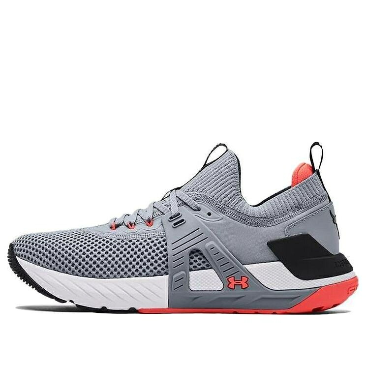銀色 スチール 黒色 ブラック アンダーアーマー 'STEEL BLACK' スニーカー メンズ UNDER ARMOUR UNDER ARMOUR PROJECT ROCK 4 3023695-107 / STEEL BLACK