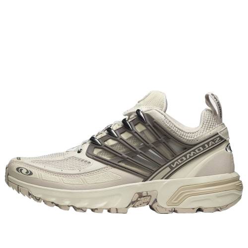 サロモン プロ 灰色 シメント DESERT MILK スニーカー メンズ SALOMON ACS PRO PACK ALMOND 474287 / ALMOND MILK CEMENT FALCON
