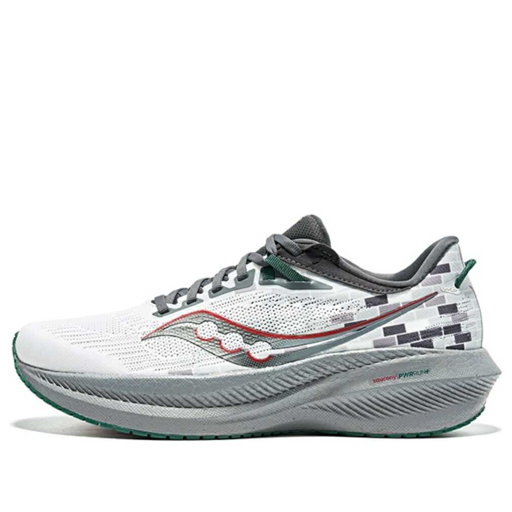 サッカニー 白色 ホワイト 灰色 グレー 赤 レッド GREY RED スニーカー メンズ SAUCONY TRIUMPH 21 WHITE S20881-215 / GREY WHITE RED