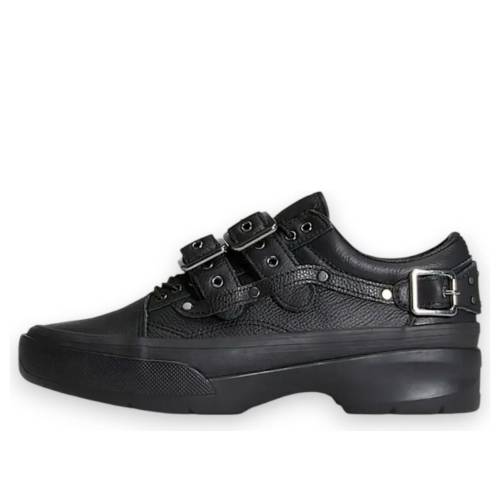 ヴァンズ バンズ プレミアム 黒色 ブラック オールドスクール EFRON PUNK スニーカー メンズ VANS OLD SKOOL PREMIUM DANZIG FEMME MEETS VN000EEDBLK / BLACK BLACK
