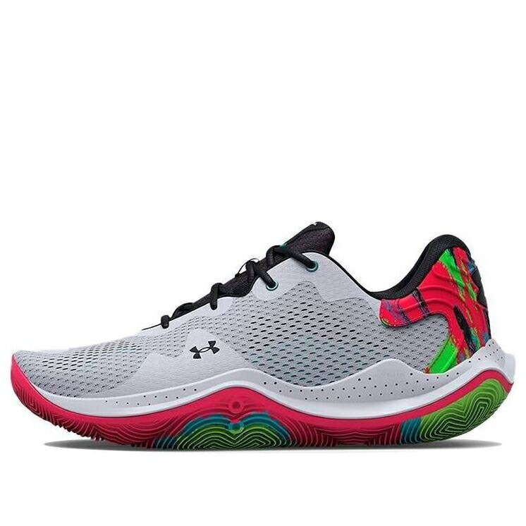 灰色 グレー 赤 レッド 緑 グリーン アンダーアーマー GREY スニーカー メンズ UNDER ARMOUR UNDER ARMOUR SPAWN 4 PRINTED 3025345-103 / GREY RED GREEN
