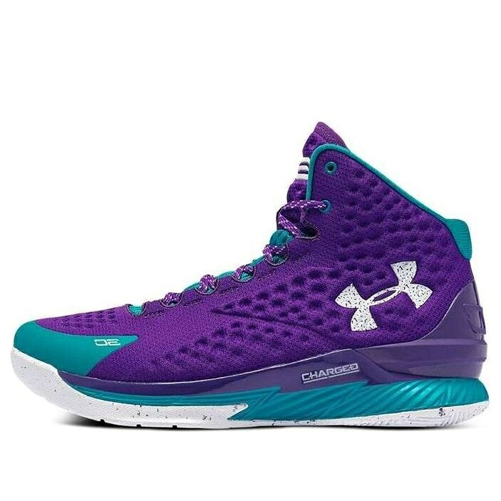 カリー 紫 パープル 白いこと 白いこと アンダーアーマー \u0027FATHER SON\u0027 スニーカー メンズ UNDER ARMOUR UNDER ARMOUR CURRY 1 RETRO TO 2022 3026075-500 / PURPLE TURQUOISE WHITE