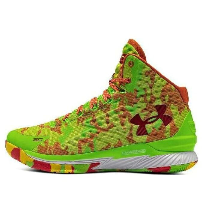 カリー 赤 赤いこと 緑 緑であること アンダーアーマー \u0027CANDY REIGN\u0027 スニーカー メンズ UNDER ARMOUR UNDER ARMOUR X SOUR PATCH KIDS CURRY 1 RETRO 2022 3026196-300 / RED GREEN