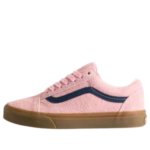 ヴァンズ バンズ ピンク 紺色 ネイビー オールドスクール PINK NAVY スニーカー メンズ VANS OLD SKOOL HAIRY VN000E9TBIZ / PINK NAVY