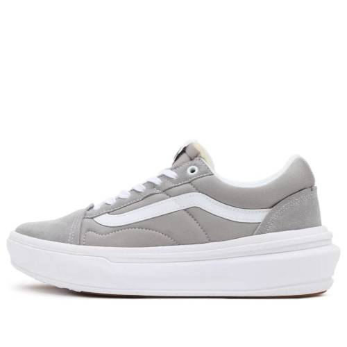 ヴァンズ バンズ 灰色 グレー 白色 ホワイト オールドスクール GREY スニーカー メンズ VANS OLD SKOOL OVERT CC VN0A7Q5EKAQ / GREY WHITE