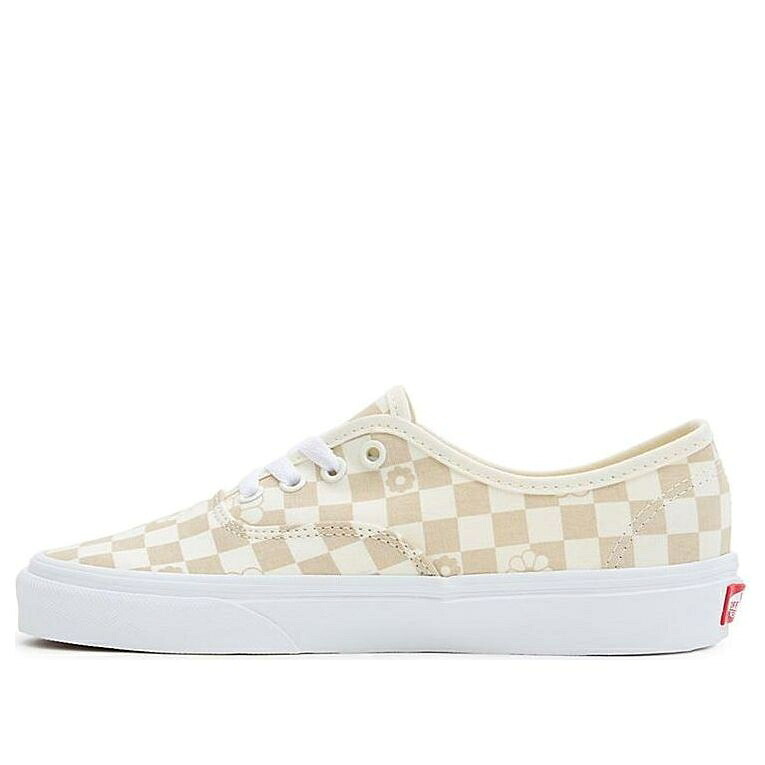 ヴァンズ バンズ オーセンティック ベージュ 白いこと 白いこと \u0027BEIGE WHITE\u0027 スニーカー メンズ VANS FLORAL CHECK AUTHENTIC VN000BW5FS8 / BEIGE WHITE