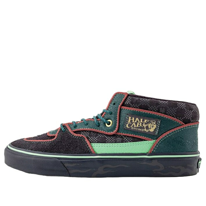 ヴァンズ バンズ ハーフ 黒色 ブラック 緑 グリーン 赤 レッド ハーフキャブ 'YEAR DRAGON' スニーカー メンズ VANS HALF CAB OF THE VN000DZ3YJ7 / BLACK GREEN RED