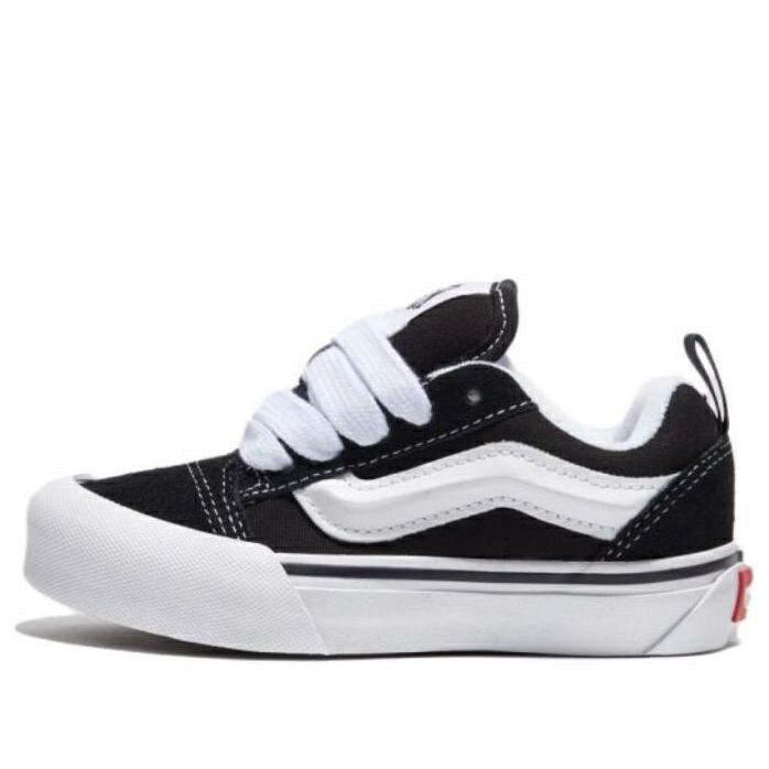ヴァンズ バンズ スニーカー 運動靴 黒色 ブラック 白色 ホワイト BLACK WHITE ジュニア キッズ VANS (PS) KNU SKOOL SHOES VN000CYU6BT1 / BLACK WHITE ベビー マタニティ スニーカー