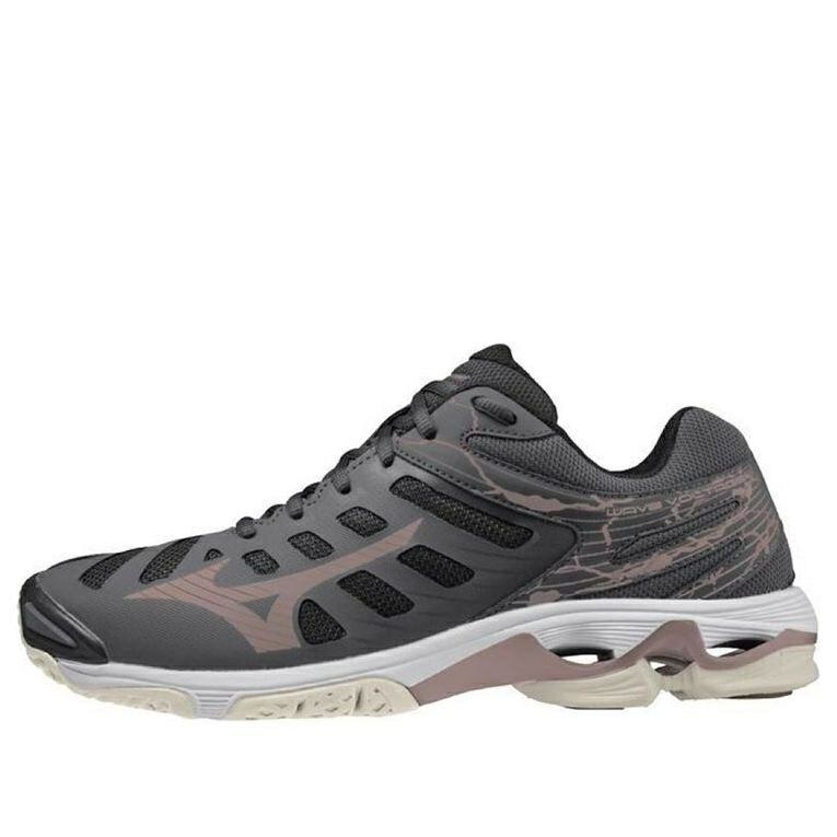 ミズノ 縮くれる ウェイブ 薄墨色 薄墨色 サクラ色 \u0027GREY PINK\u0027 スニーカー レディース MIZUNO (WMNS) WAVE VOLTAGE V1GC216035 / GREY PINK