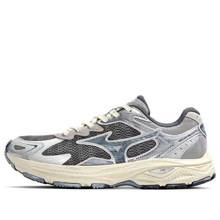ミズノ しろがね色 しろがね色 薄墨色 薄墨色 \u0027SILVER GREY\u0027 スニーカー メンズ MIZUNO RACER S D1GH223519 / SILVER GREY