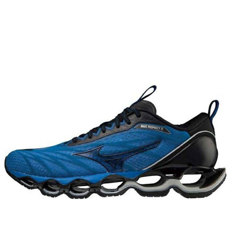 ミズノ ウェーブ ウェイブ プロフェシー 青色 ブルー 黒色 ブラック BLUE BLACK スニーカー メンズ MIZUNO WAVE PROPHECY 11 J1GC220010 / BLUE BLACK