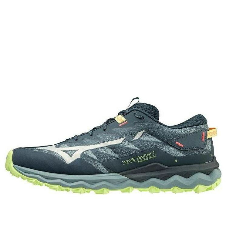 ミズノ ウェーブ ウェイブ 灰色 グレー 青色 ブルー 'GREY BLUE' スニーカー メンズ MIZUNO WAVE DAICHI 7 J1GJ227127 / GREY BLUE
