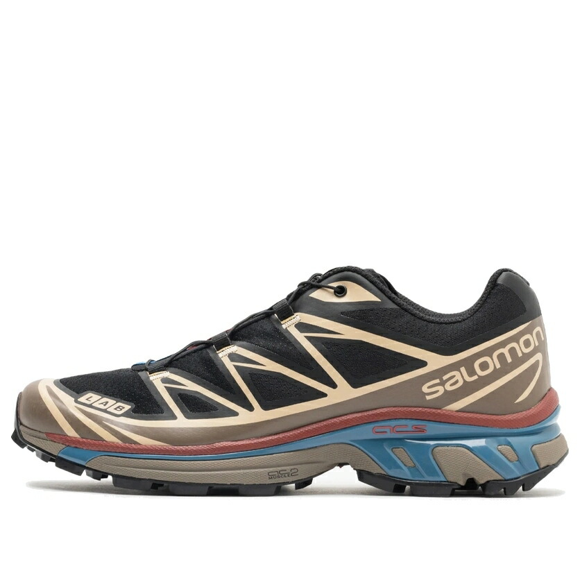 サロモン 黒色 ブラック 'BLACK FALCON' スニーカー メンズ SALOMON XT-6 472938 / BLACK FALCON COW HIDE 92,235円