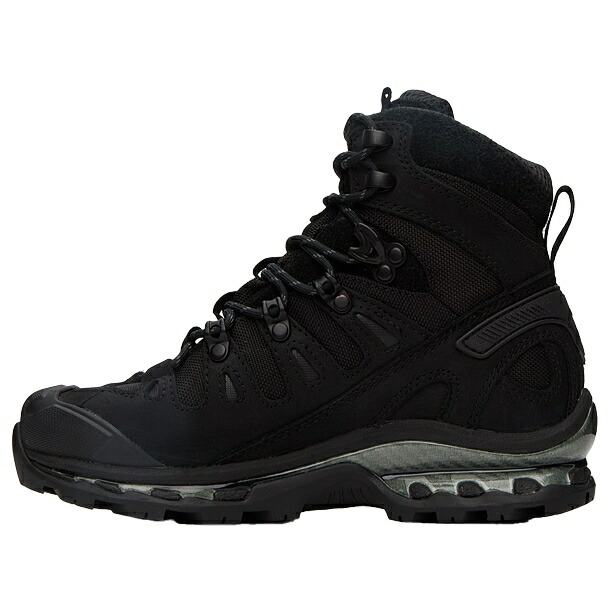 サロモン 黒色 ブラック 灰色 グレー グレイ 'ALL BLACK' スニーカー メンズ SALOMON QUEST 4D GTX ADVANCED 416685 / BLACK GRAY