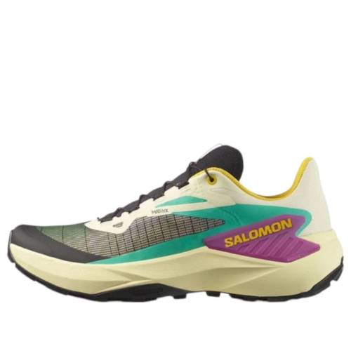 サロモン 黄色 イエロー 黒色 ブラック TRANSPARENT WILLOWHERB スニーカー メンズ SALOMON GENESIS YELLOW 478623 / TRANSPARENT YELLOW BLACK