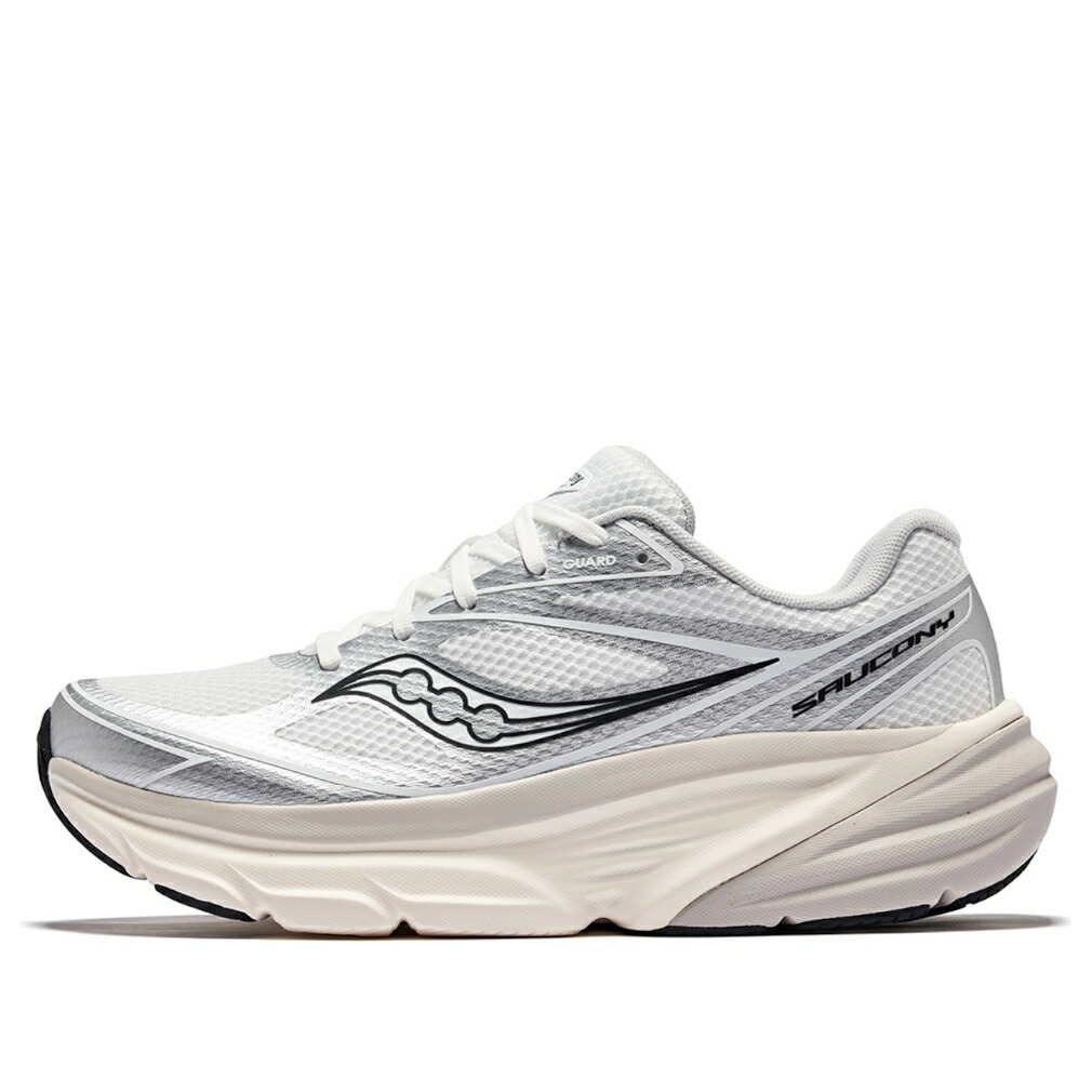 サッカニー 白色 ホワイト 銀色 シルバー WHITE SILVER スニーカー メンズ SAUCONY GUARD AMR S28238-6 / WHITE SILVER