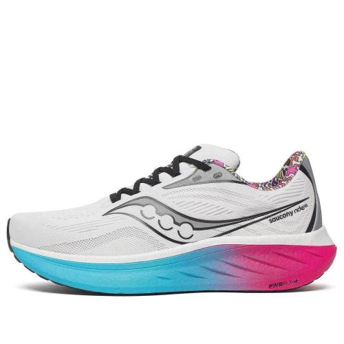 サッカニー 白いこと 白いこと アクア サクラ色 \u0027LOVE\u0027 スニーカー レディース SAUCONY (WMNS) X KEITH HARING RIDE 18 S11000-350 / WHITE AQUA PINK