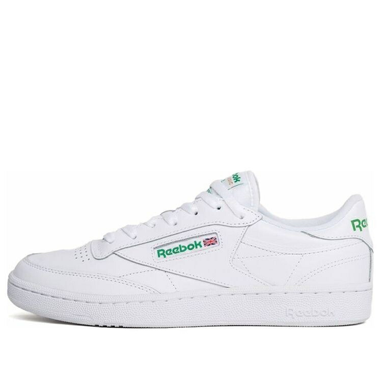 リーボック クラブ 白色 ホワイト WHITE GREEN スニーカー メンズ REEBOK CLUB C 85 AR0456 / WHITE