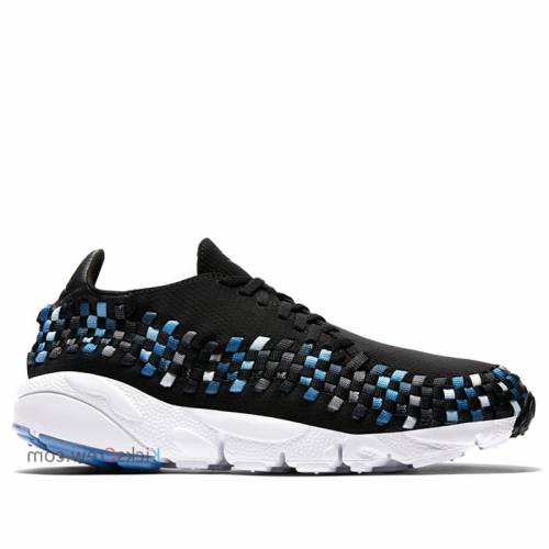 楽天市場 ナイキ ウーブン 黒色 ブラック 青色 ブルー スニーカー メンズ Woven Nike Air Footscape Nm Black Blue Jay スニケス