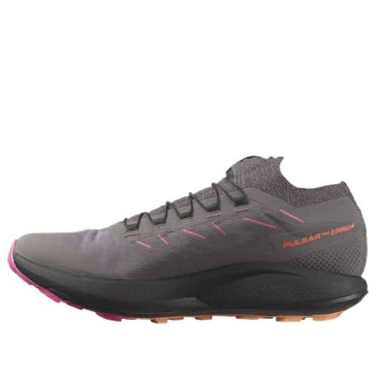 サロモン プロ 灰色 グレー ピンク 'GREY PINK' スニーカー メンズ SALOMON PULSAR TRAIL PRO 2 473851 / L47385100 GREY PINK