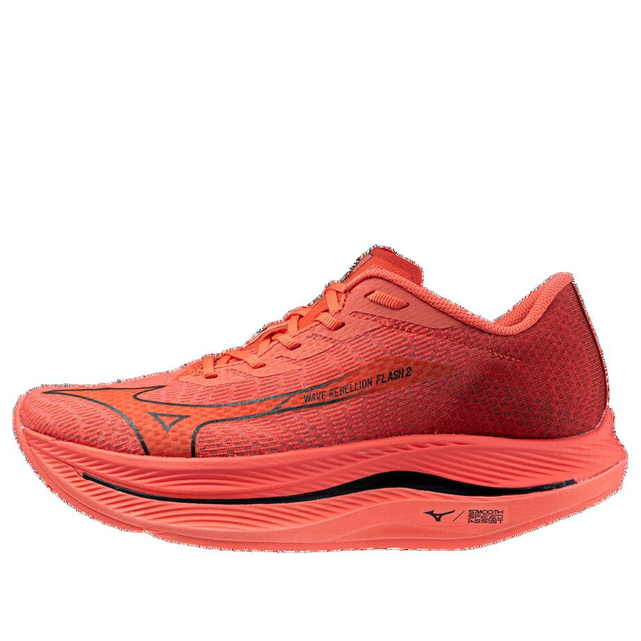 ミズノ ウェーブ ウェイブ 赤 レッド RED スニーカー メンズ MIZUNO WAVE REBELLION FLASH 2 J1GC243601 / RED