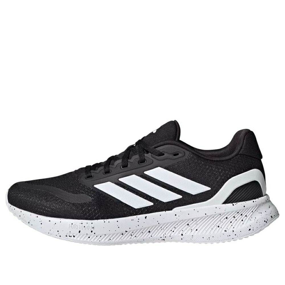 アディダス コア 黒色 ブラック 白色 ホワイト BLACK WHITE スニーカー メンズ ADIDAS RUNFALCON 5 JR5089 / CORE BLACK CLOUD WHITE CORE
