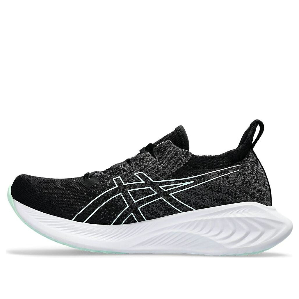 アシックス 黒いこと 黒いこと 緑 緑であること \u0027BLACK GREEN\u0027 スニーカー レディース ASICS (WMNS) GEL-CUMULUS 25 LIGHT 1012B501-002 / BLACK LIGHT GREEN