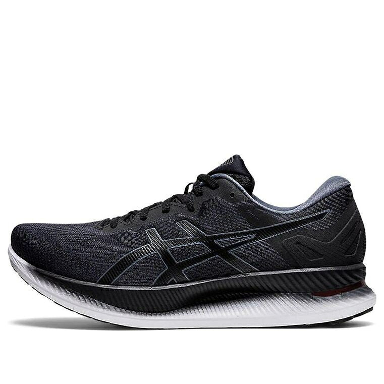 アシックス 黒色 ブラック 灰色 グレー グレイ 'GRAPHITE GREY' スニーカー メンズ ASICS GLIDERIDE 1011A817-020 / BLACK GRAY｜スニケス