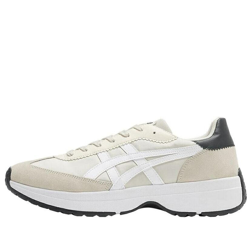スニーカー 運動靴 灰色 グレー ベージュ 白色 ホワイト オニツカタイガー 'BEIGE WHITE' スニーカー メンズ ONITSUKA TIGER ONITSUKA TIGER TRAIDIO SHOES GREY 1183B966-200 / BEIGE GREY WHITE|スニケス