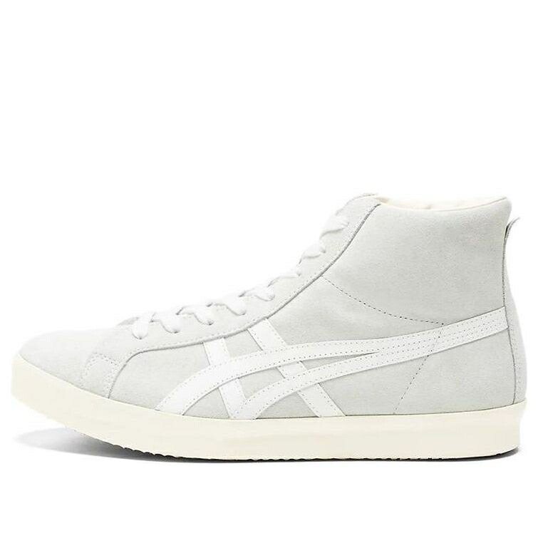 ファブレ スニーカー 運動靴 灰色 グレー 白色 ホワイト オニツカタイガー GLACIER WHITE スニーカー メンズ ONITSUKA TIGER ONITSUKA TIGER FABRE HI NM SHOES GREY 1183B440-020 / GLACIER GREY WHITE