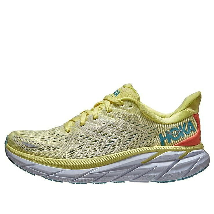 ホカオネオネ 黄味がかった 黄色 \u0027YELLOW PEAR\u0027 スニーカー レディース HOKA ONE ONE (WMNS) HOKA ONE CLIFTON 8 1119394-YPSC / YELLOW PEAR SWEET CORN