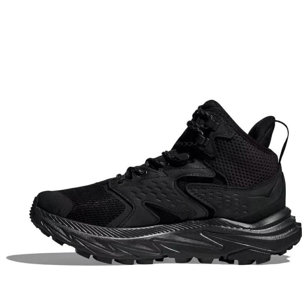 ホカオネオネ ミッド 黒いこと 黒いこと \u0027TRIPLE BLACK\u0027 スニーカー メンズ HOKA ONE ONE HOKA ONE ANACAPA 2 MID GTX 1141633-BBLC / BLACK BLACK
